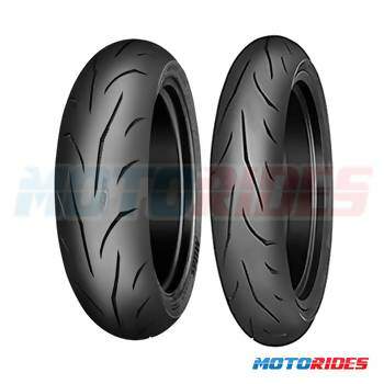 Combo de pneus Mitas Sport Force + 120/70-17 + 160/60-17